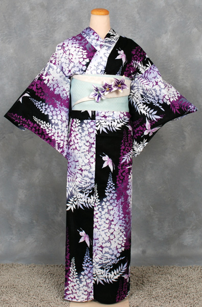 ゆかた(紫・藤)