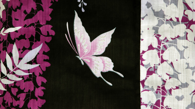 ゆかた(紫・藤)