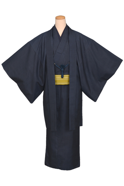 紬アンサンブル(紺絣)